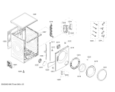 Схема №2 WVG30462SG с изображением Рама люка для стиралки Bosch 11004259
